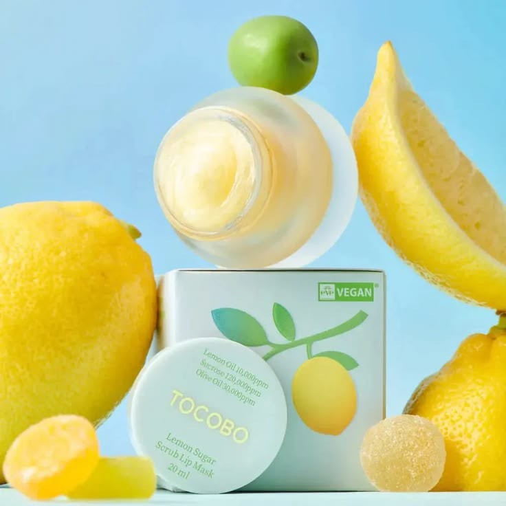 TOCOBO Lemon Sugar Scrub Lip Mask (20ml) 🌱 3