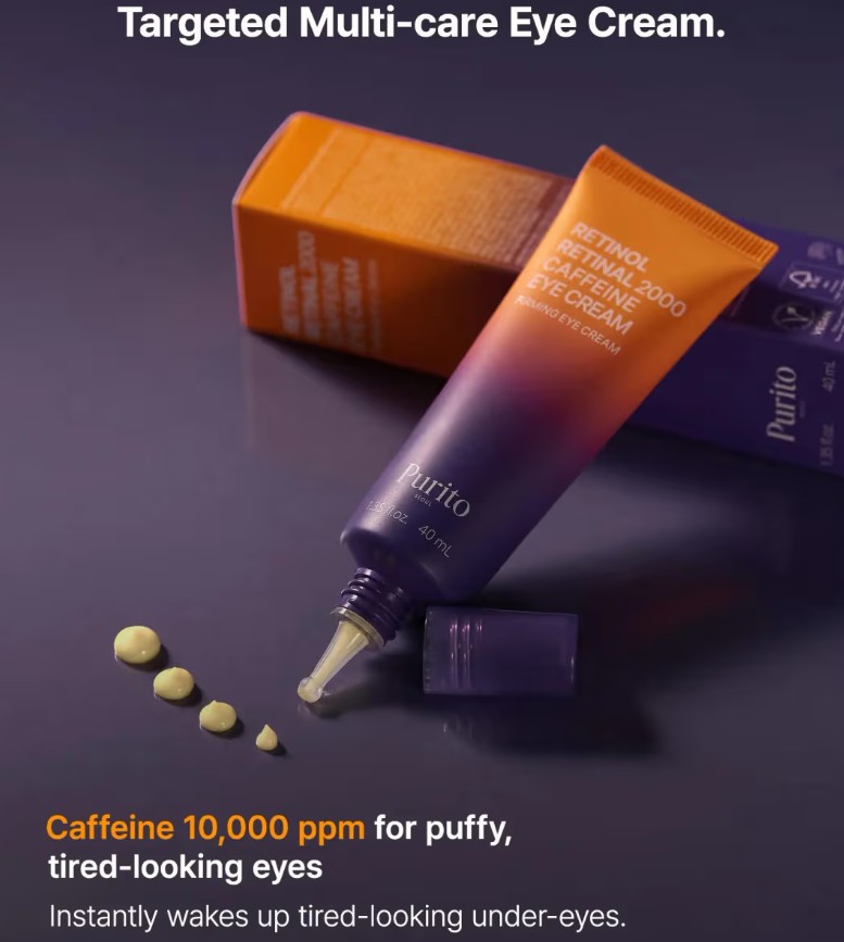 Purito Retinol Retinal 2000 Caffeine Eye Cream (40ml) 3