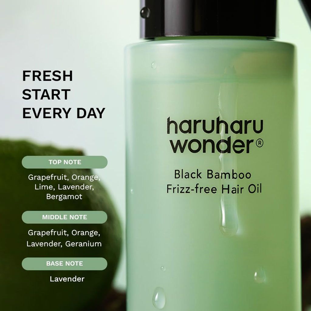 Haruharu Wonder Black Bamboo Frizz-free juukseõli (80ml) 2