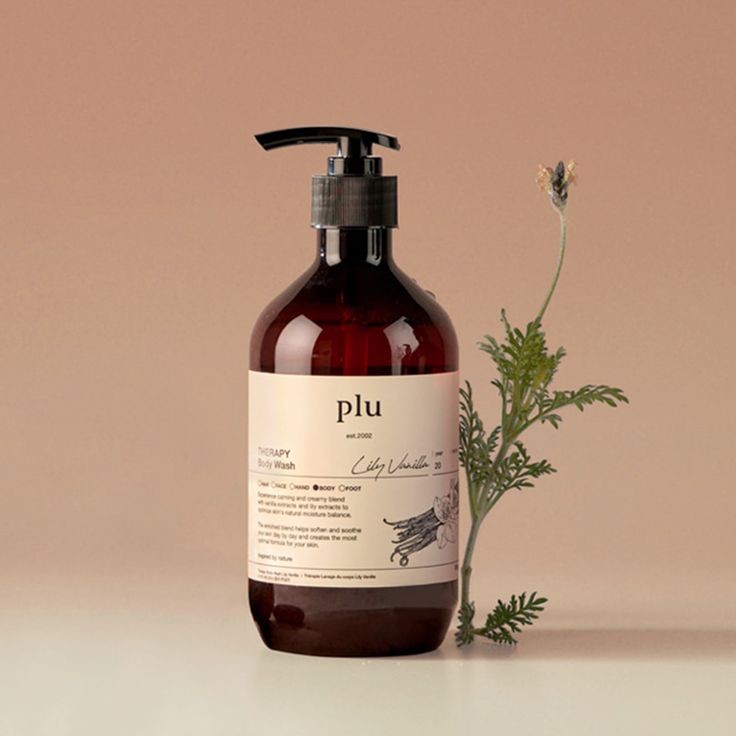 plu Therapy Body Wash Lily Vanilla (500ml) 2